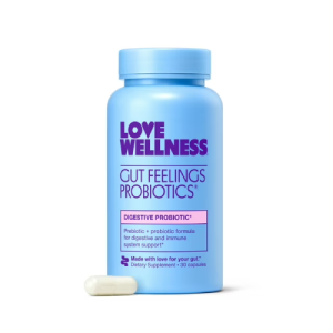 Love Wellness Gut Feelings Probiotics, Digestive Probiotic